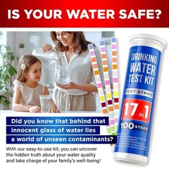All-New 20 in 1 Drinking Water Testing Kit 120 Strips, Home Tap, Well Water Test