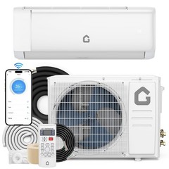 12000BTU Mini Split Central Air Conditioner & Heat Pump SEER2 18.5 220V Inverter