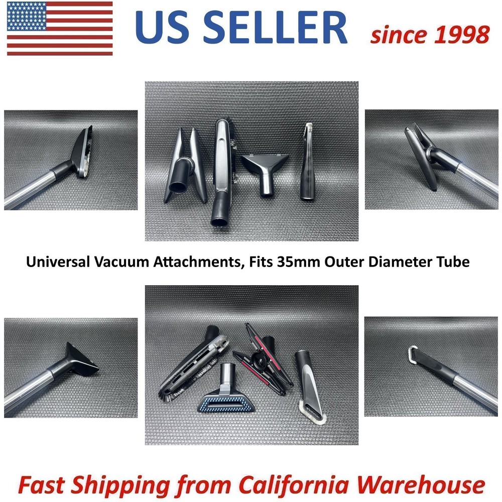 4 COMBO for 35mm Miele Vacuum Brush Tool Attachments Furniture Pet Stair Window