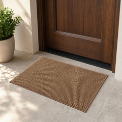 SUPER Water Absorbent Bath Mat Non-Slip Quick Dry Bathroom Shower Rug 24″