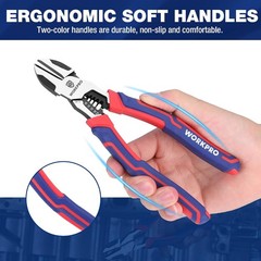 WORKPRO Diagonal Cutting Plier 7.5″ Wire Stripper Heavy Duty Side-Cutting Pliers