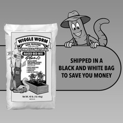 WIGGLE WORM Soil Builder Worm Egg Material Raised Bed Mix, 40 Pound Bag