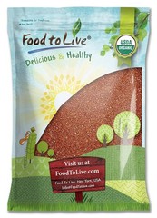 Organic Red Quinoa – Non-GMO, Kosher, Raw, Vegan – by Food To Live