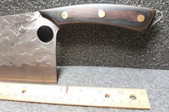 XYJ New 7.5 Inch Butcher Chef Slicing Nakiri High Carbon Steel VERY Sharp Knife