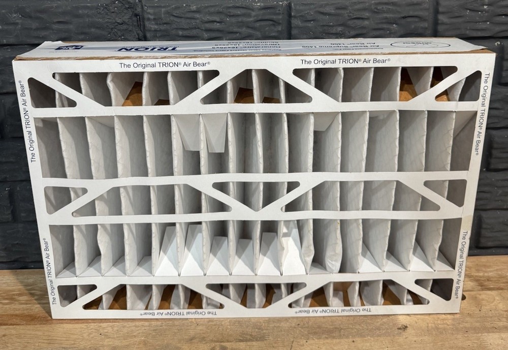 Trion Air Bear 255649-105 – Pleated Furnace Air Filter 16″x25″x5″ MERV 8 QTY 2