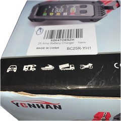 Fully Automatic Battery Charger, 25A 2/8/20/25 Amp 12V/24V LiFePO4 Lead Acid