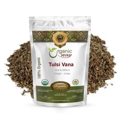 Organic Way Tulsi Vana (Holy Basil) Cut & Sifted – Kosher & USDA Certified
