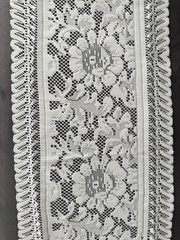 white lace table runner Size 14 X 56 Inch Set Of 2