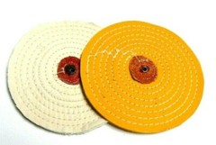 Jewelers Buffs Knife Edge White & Yellow 5″ Jewelry Polishing Set of 2 Pcs