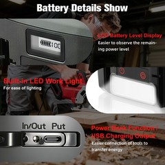 For Milwaukee for M18 18V 12.0Ah Extended Lithium 48-11-1880 Battery & Charger