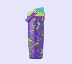 Owala Birthday Bash Electric Feel 30 oz FreeSip Sway Neon Party Water Bottle
