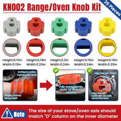 Universal Stove Knob Compatible With Electric Gas Stove Replacement Range Kit
