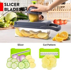 13-In-1 Professional Vegetable Chopper Cutter Food Onion Veggie Dicer Slicer