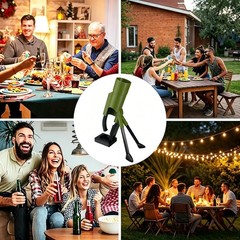 Mortar Bottle Opener For 12oz Bottles – Tactical Beer Cap Launcher – Fun Gift