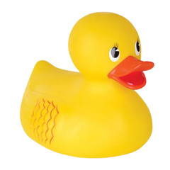 JUMBO RUBBER DUCKY SQUEAKY BATH POOL TOY 10.5″ (Ages 3 Years and Up)