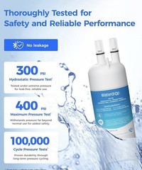 Waterdrop EDR1RXD1 Replacement Filters W10295370A EDR1RXD1B P8RFWB2L P4RFWB-6pk