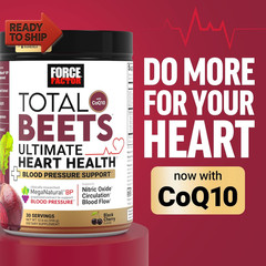 Total Beets Superfood Beet Root Powder with Nitrates to Support Circulation, Bl