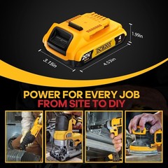 2Pack 4.0AH For DEWALT DCB201 20V 20 Volt Max Lithium Compact Battery DCB204-2