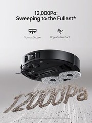 DREAME X40 Ultra Black Robot Vacuum 12000P Hands-Free Base｜Certified Refurbished