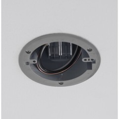 Electrical Box, 4.4 in W, 4.4 in D, 2.7 in H, 1-Gang, Polycarbonate, Gray