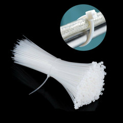 100 PCS WHITE CABLE ZIP TIES Heavy Duty UV Resistant UL 8″ 12″ 15″ 18″ 24″ 175LB