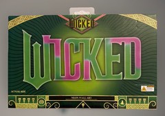 WICKED Neon Wall Art (8.94in W x 4.4in H) Item #K430468 New In Package.