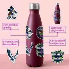 50-pcs/Set Waterproof Vinyl Stickers — 32 NFL Teams Football – Buy 3 get 2 free