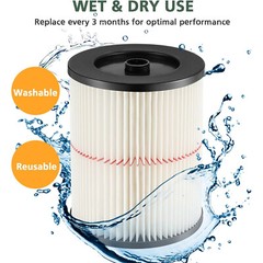 Replacement Cartridge Filter for Shop Vac Craftsman 9-17816 Wet Dry Air Filter
