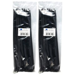 200 Pack Cable Ties Tie Wraps Plastic Nylon Zip Ties Strong Extra Long NEW 12″