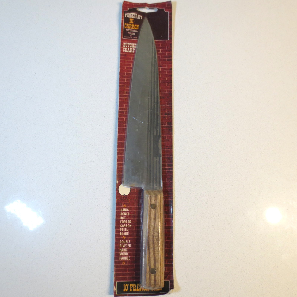 Forgecraft Carbon Steel Knife Brand New USA Made Washington Forge Vintage Kitche