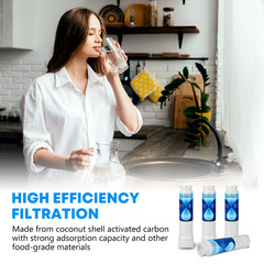 4 Packs EPTWFU01 Water Filter Replacement, Compatible with Frigidaire EPTWFU01