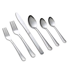 48Pcs Silverware Set for 8 Stainless Steel Flatware set Cutlery Utensil Kitchen