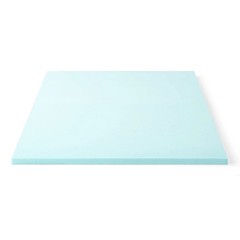 Lucid 2″ Cooling Gel with Aloe Plush Memory Foam Twin Mattress Topper Premium