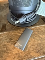 Dyson AM09 Hot + Cool Fan Heater Gray Silver with Remote Tested and Working Used