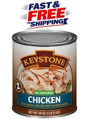 Keystone All Natural Chicken Canned -28 oz ,Free Shipping
