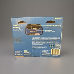 New Kobalt 4.0 AH Battery Lithium-Ion 3809904