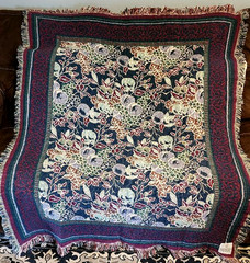 Crown Crafts Fruit Tapestry Blanket, 58″ x 49″ Made in U.S.A.