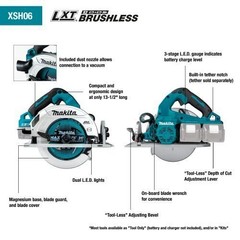 New Makita XSH06Z 18V X2 LXT Li-Ion 36V Brushless Cordless 7-1/4″ Circular Saw