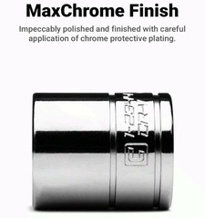 3/8 in. Drive Shallow and Deep Chrome Socket Set, 6-Point, 8 to 22 mm, 30-Piece