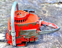VTG Homelite Super XL Chainsaw Runs Well READ Description See Video