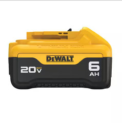 DEWALT 20V MAX XR Battery 6 Ah Lithium Ion, 2-Pack, Premium High Capacity