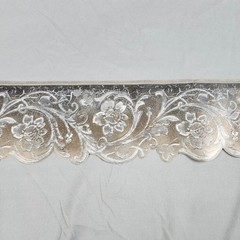 Unbranded Floral Silver Gold Wallpaper Border Pre-Pasted Metallic 65125DC