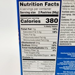 2 Boxes Pop-Tart Girl Scouts Cookie Thin Mints Coconut Caramel Limited Edition