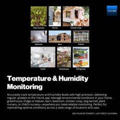 Smart Sensor 3-Pack: Wi-Fi-Free Environmental Monitoring with Long Battery Life