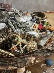 5 pound lot of New & Old Estate items- ** see details** bulk-K9K