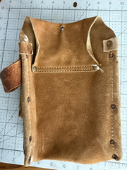 GARDLINE S-123R Tool belt carpenter Leather holder AS SHOWN, SEE REMARKS