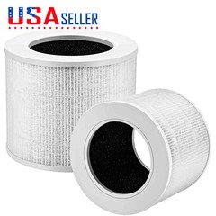 3-In-1 True HEPA Carbon FIlter for Levoit Air Purifier Core Mini 2 Pack
