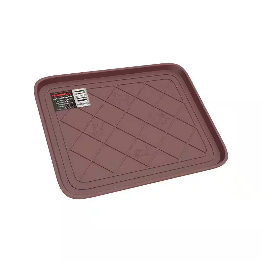 Brown 19.75 In. X 15.5 In. All-Weather Boot Tray
