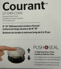 Pfister Courant LF-049-COKK Widespread 2-Handle Bathroom Faucet, Brushed Nickel