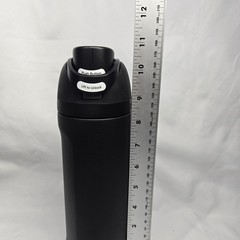 Owala FreeSip Water Bottle 24oz Black Insulated Stainless Steel Gym Travel NEW
